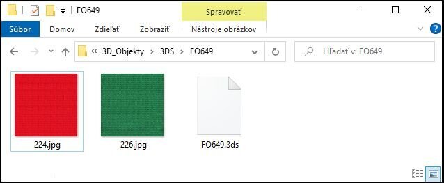 Soubor 3DS s texturami