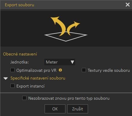 Export 3DS souboru