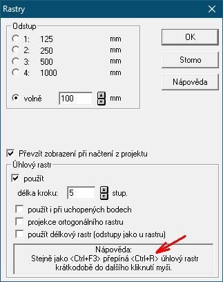 Rastr a uhlový rastr