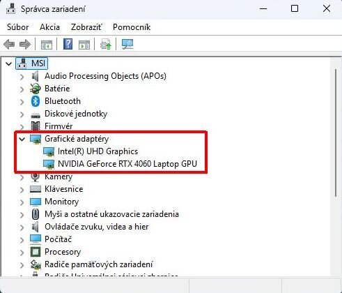 Nastavení grafické karty NVIDIA pro ArCon
