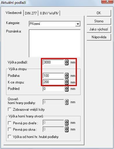 Okno přes dvě podlaží Okno přes dvě podlaží